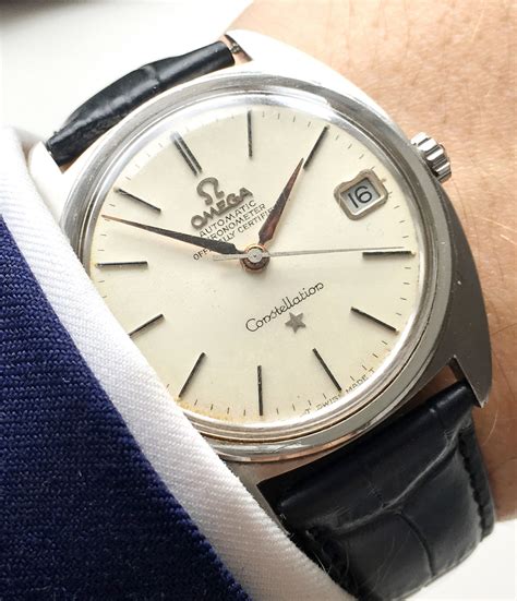 omega marine chronometer constellation|omega constellation chronometer vintage.